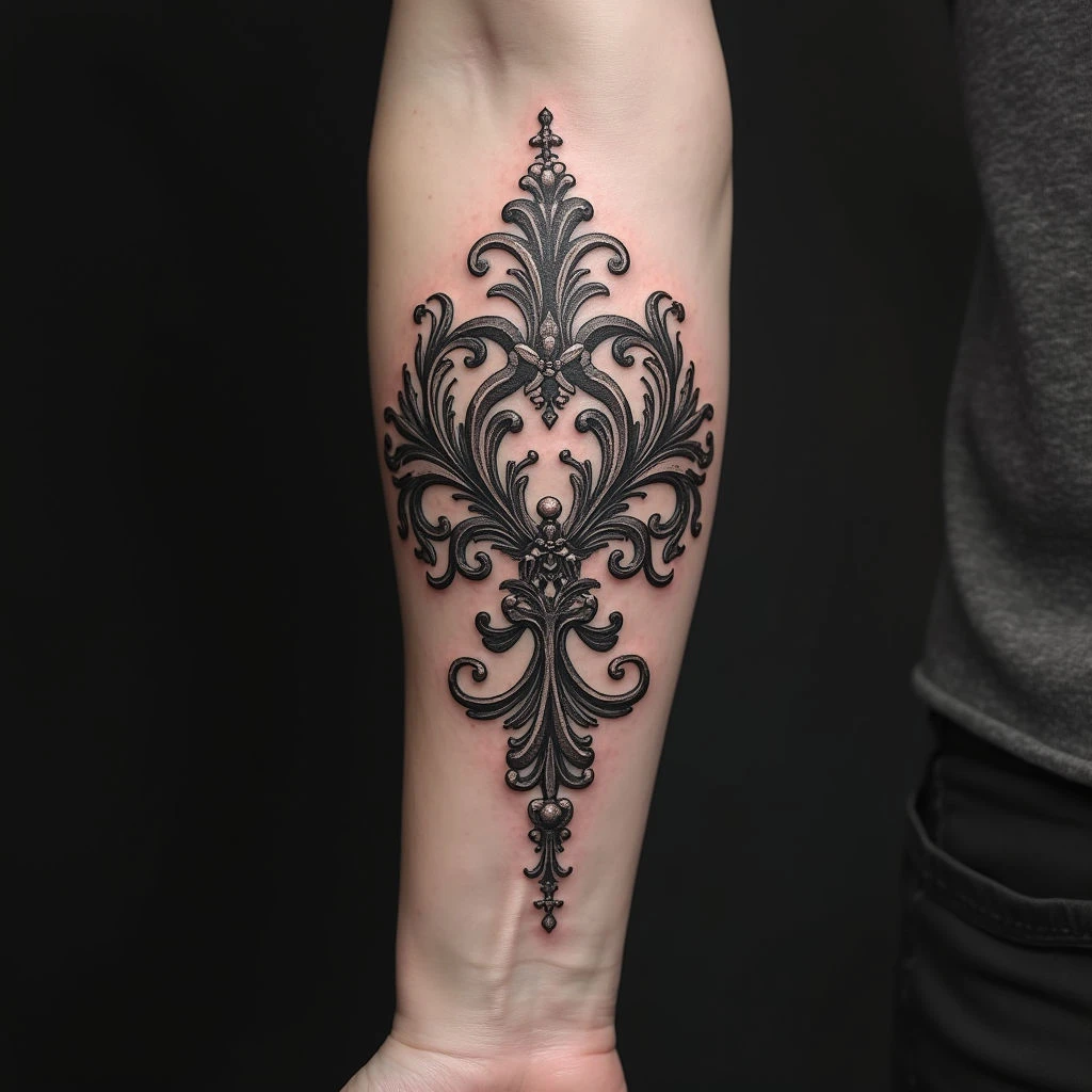 Elegant Small Tattoos for Men's Forearms: A Guide to Decorative Designs