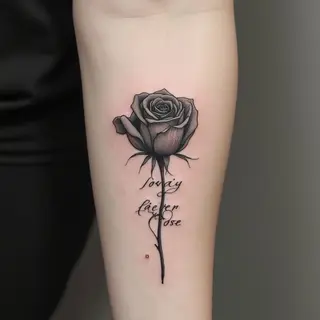 Ethereal Shadows: Small Tattoo Ideas for Women's Forearms