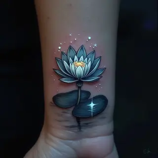 Small Water Lily Tattoo: A Delicate Symbol of Purity & Renewal