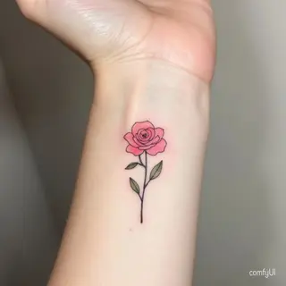 Delicate Blooms: Small Watercolor Tattoo Ideas for a Touch of Whimsy