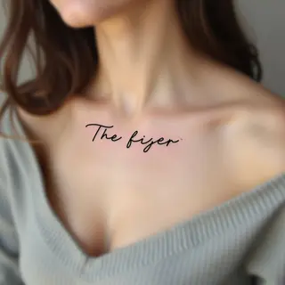 Small Word Chest Tattoos for Women: Meaningful Ink Ideas & Inspiration