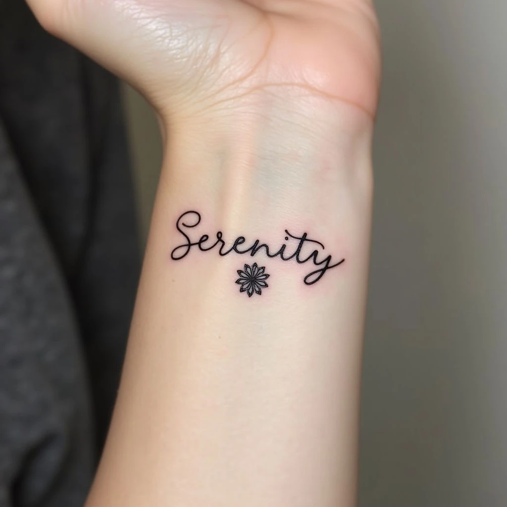 Small Word Tattoo Ideas for Women: Meaningful Ink