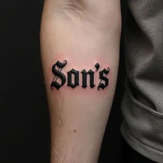 Son's Name Tattoo Ideas for Men: Meaningful Designs & Inspiration