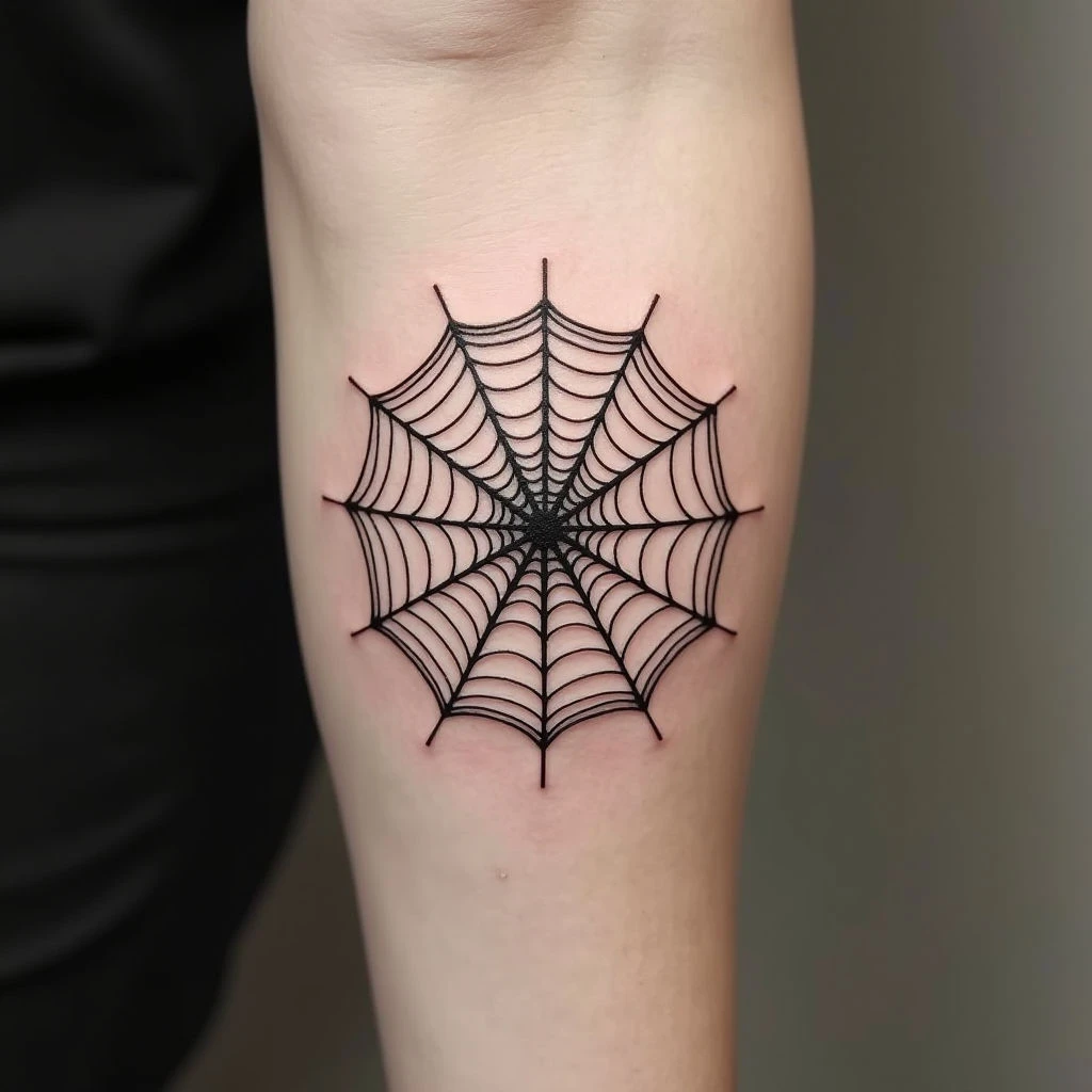 Spider Web Tattoo on Elbow: Military Meaning & Cultural Significance