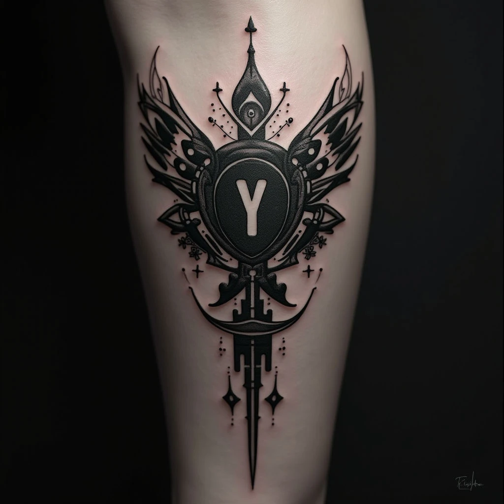 Tattoo Baby Name Designs: A Darkly Beautiful Tribute