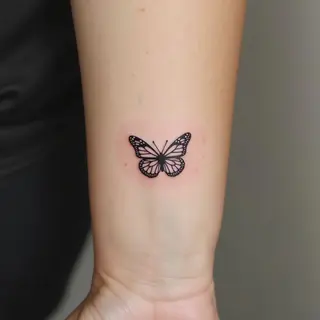 Minimalist Butterfly Tattoo Designs