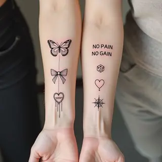 Minimalist Butterfly Tattoo Designs