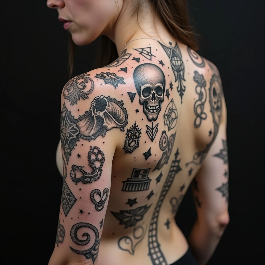 Dark Motifs Tattoo Collection: Blackwork Inspiration