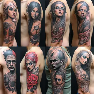 A Showcase of Diverse Tattoo Styles and Techniques