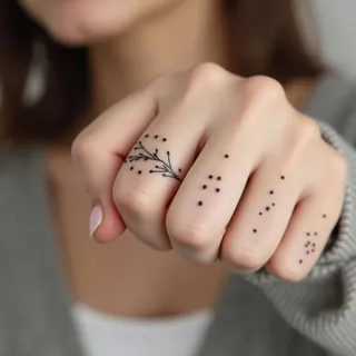What Do Tattoo Dots on Fingers Mean?