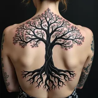 Elegant Tattoo Family Tree Designs: A Blooming Legacy