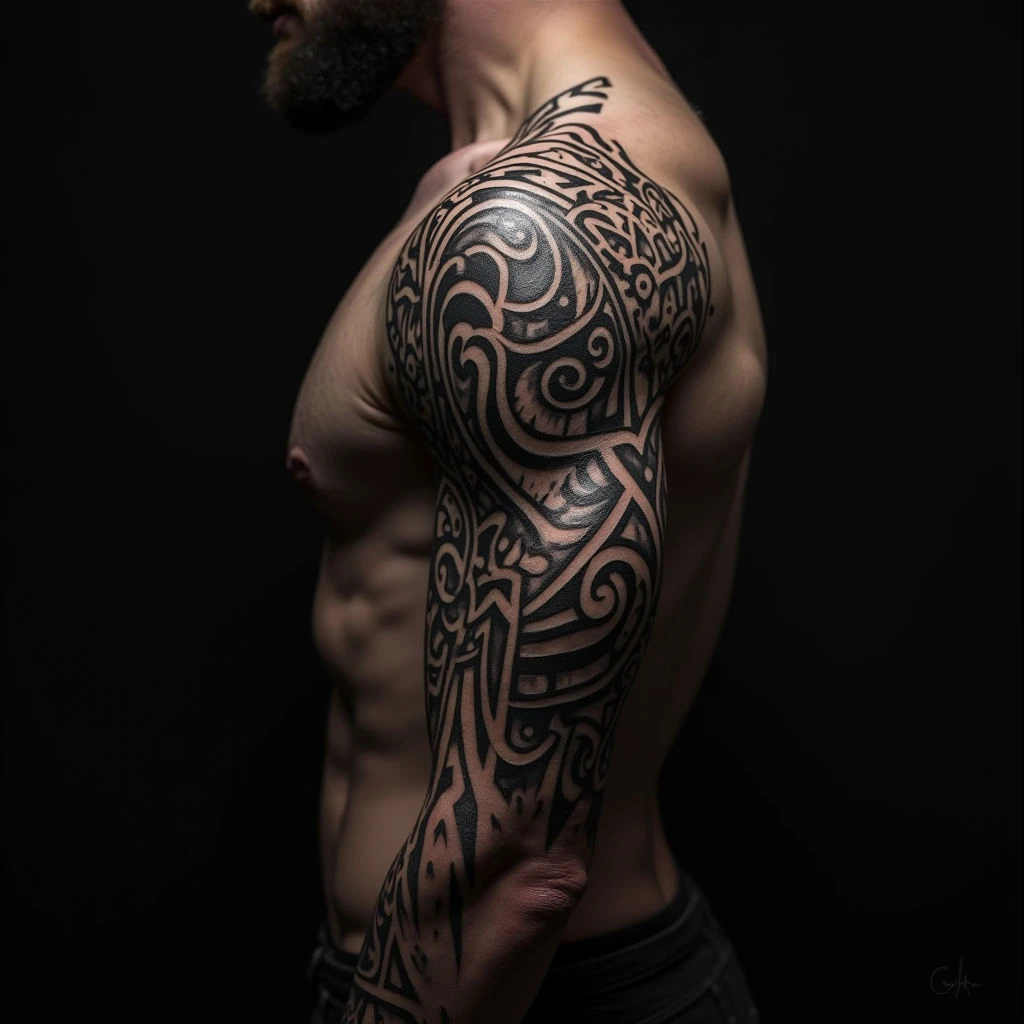 Arm & Shoulder Tattoo Ideas for Men: A Dark Art Guide