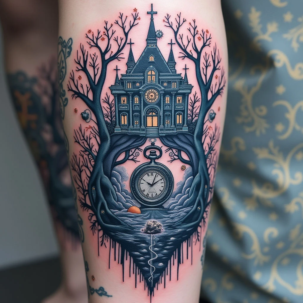 Last Name Tattoos for Men: A Surreal Exploration of Identity