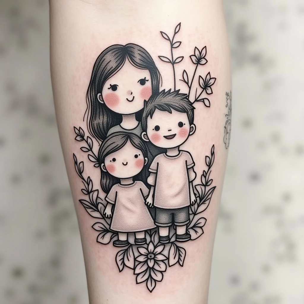 Meaningful Tattoo Ideas for Mom, Son, and Daughter