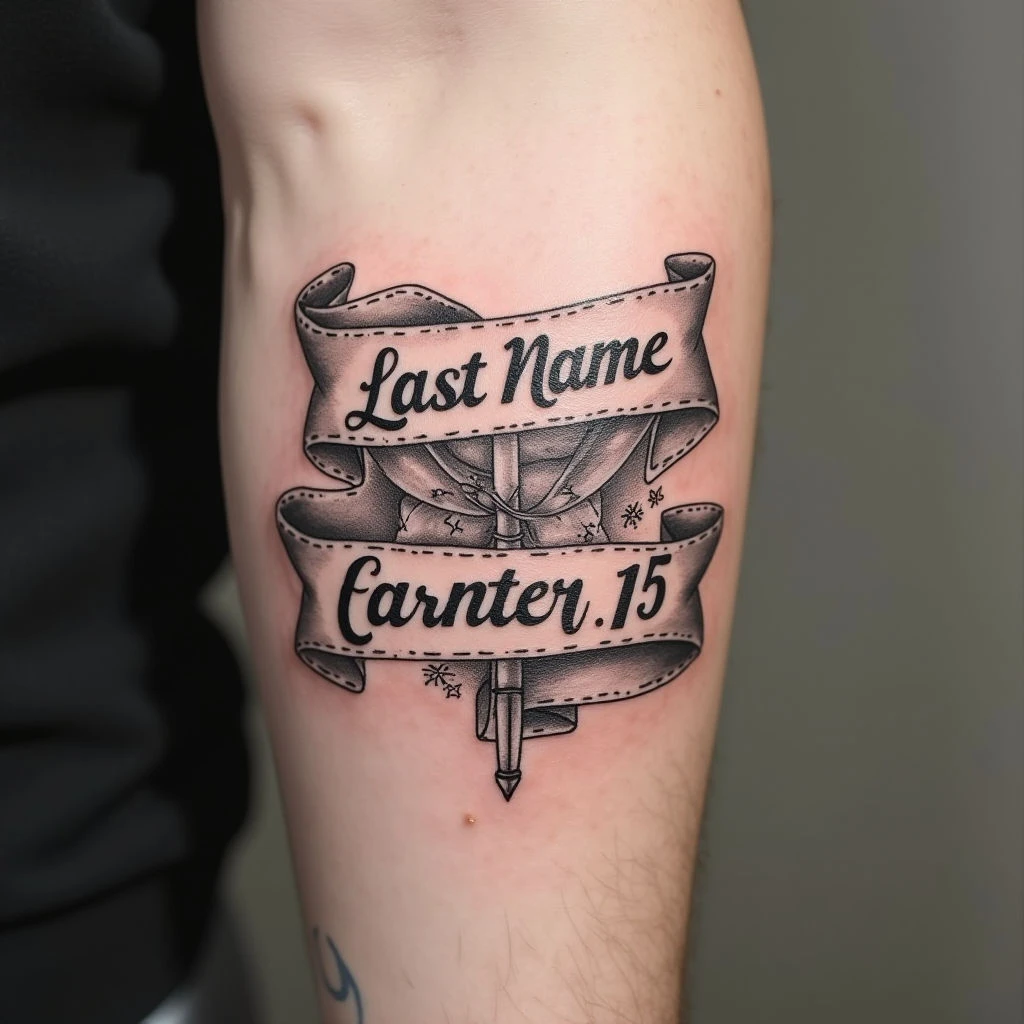 Tattoo Ideas for Men With Last Names