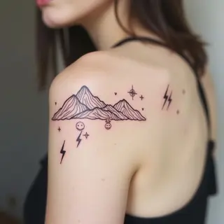 Minimalist Line Art Tattoo Inspiration