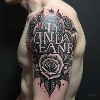 Tattoo Name Designs for Guys: Gothic Horror & Macabre Art