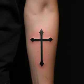 Small Cross Tattoos: Best Arm Placement Ideas