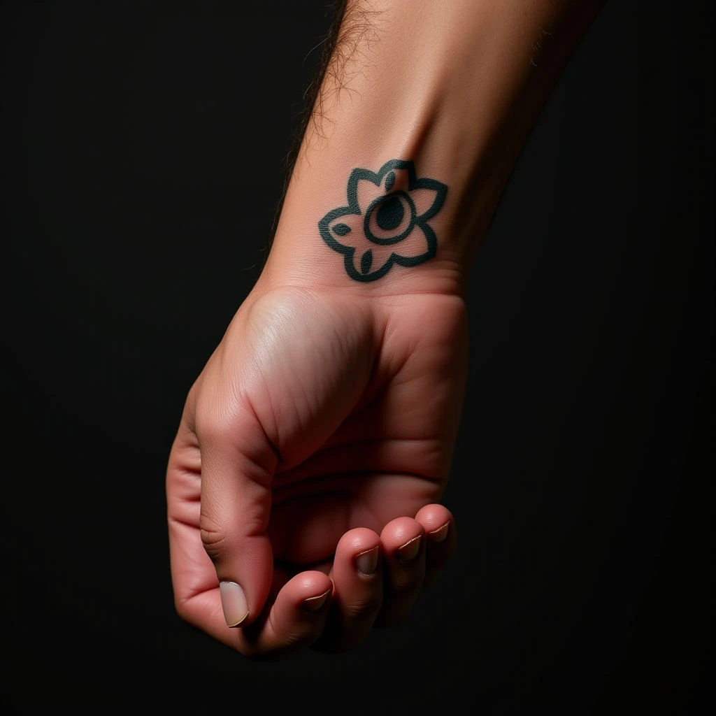 Delicate Orange Realism Tattoos for the Inner Bicep