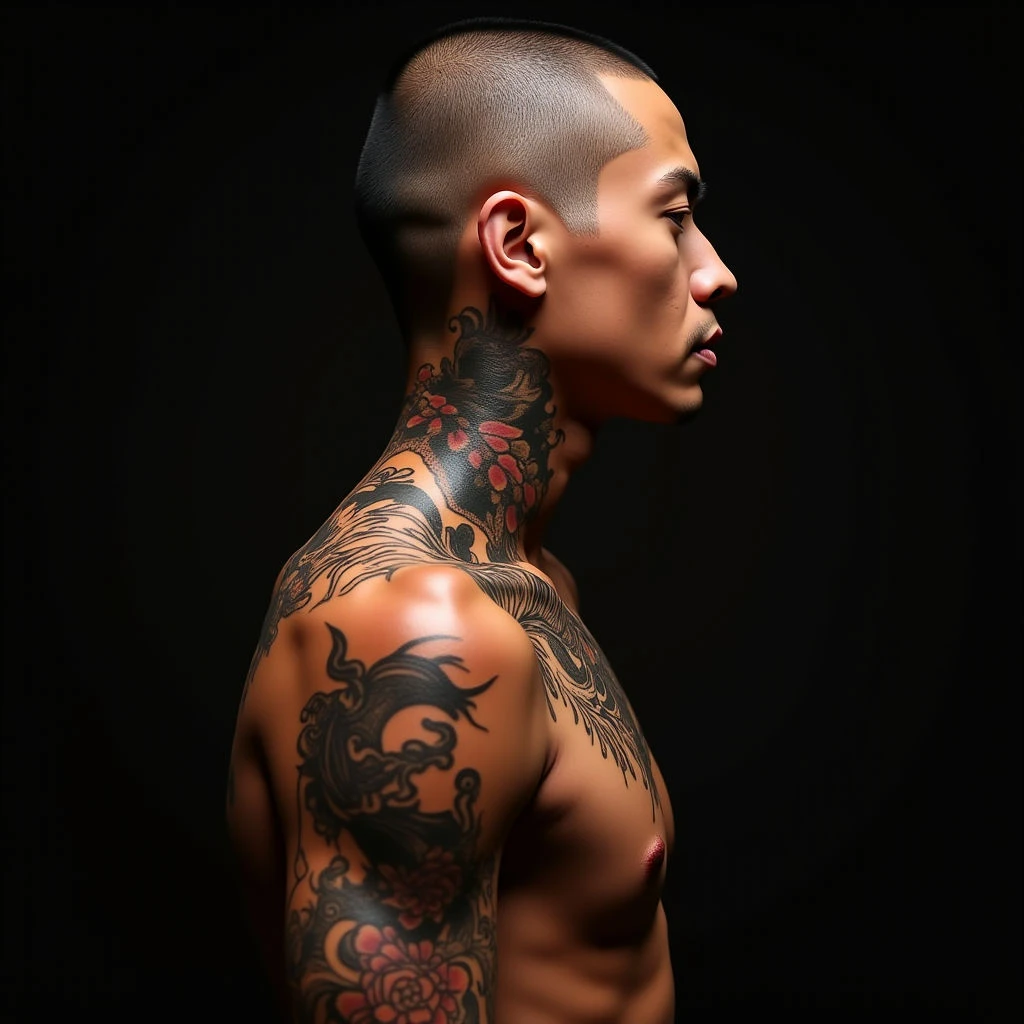 Giant Oriental Head Tattoos: Placement & Inspiration