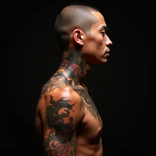 Giant Oriental Head Tattoos: Placement & Inspiration