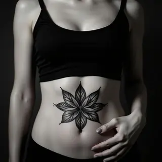 XXL Stomach Tattoos for Women: Cute Placement Ideas & Designs