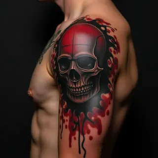 Trash Polka Tattoos on the Body: Popular Placement Ideas