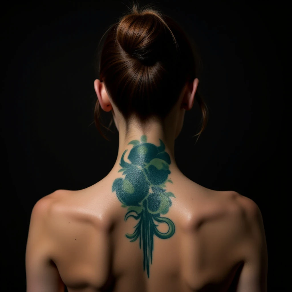 Bold Trash Polka Neck Tattoos for Women: Designs & Inspiration