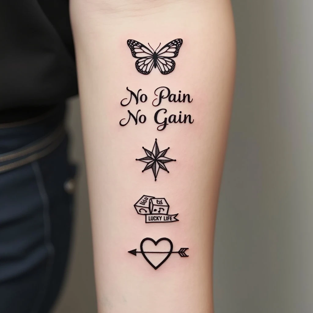 Minimalist Tattoo Collection: Script & Linework Designs