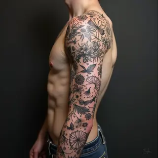 Traditional Sleeve Tattoo Collection