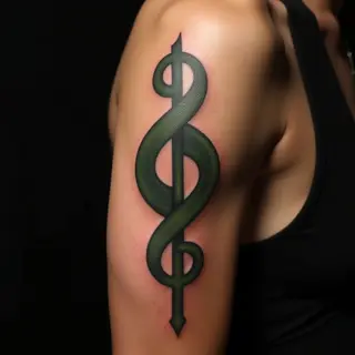 Arm Tattoo: The Profound Meaning of 2 Line Calligraphy Designs