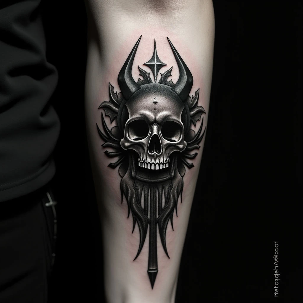 Striking Biomechanical Ankle Tattoo Designs for Men with Deep Meaning