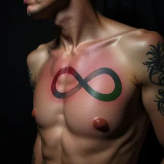 Infinity Symbol Tattoo: Meaning, Designs & Sternum Placement