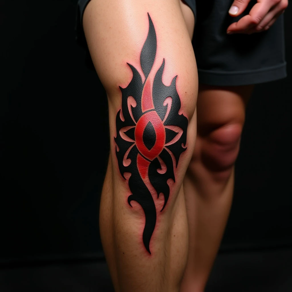 Cool Tribal Knee Tattoos for Guys: Meaning & Design Ideas