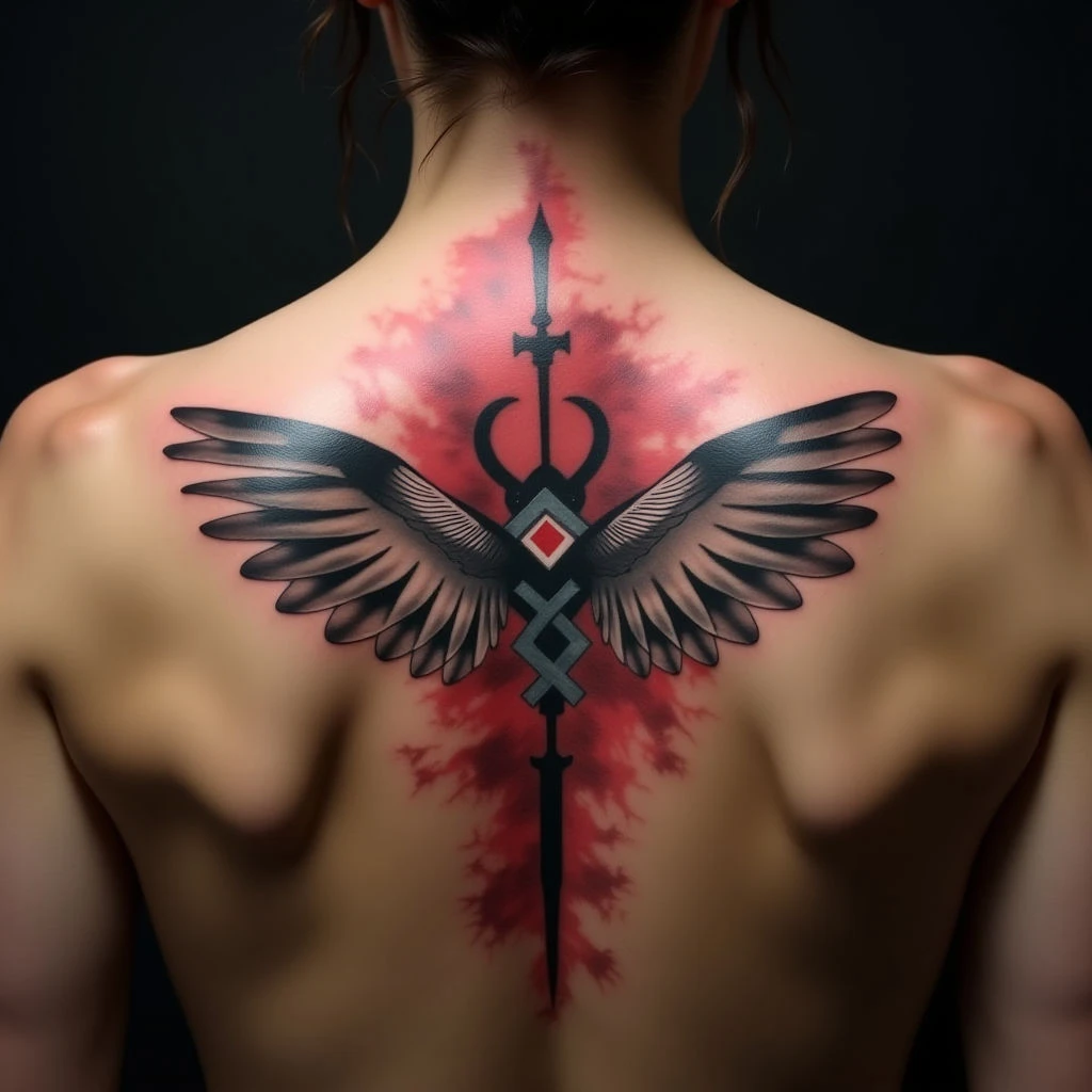 Watercolor Sister Tattoos: Meaningful Back Designs for a Lifelong Bond