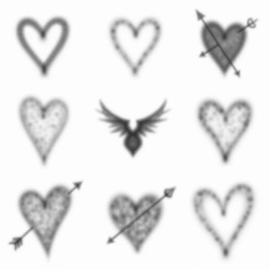Heart Tattoo Design Inspiration: A Collection of Styles