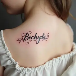 Delicate Tattoos: Honoring Your Child's Name in Fine Lines