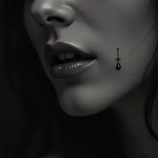 Tear Drop Tattoo by Mouth: Meaning, Symbolism & Placement Guide