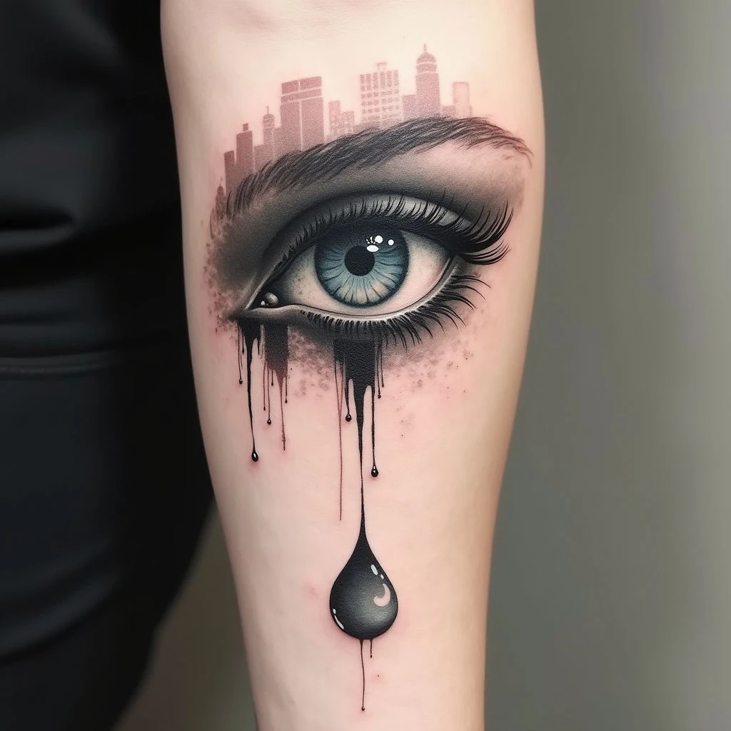 The Profound Meaning Behind a Tear Drop Tattoo by an Eye: A Cultural Exploration
