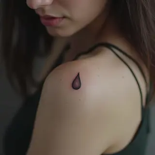 The Subtle Significance of a Teardrop Tattoo Near the Right Eye