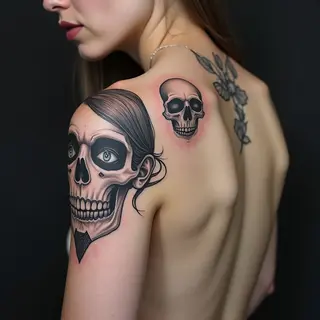Temporary Portrait & Skull Tattoo Designs for Men