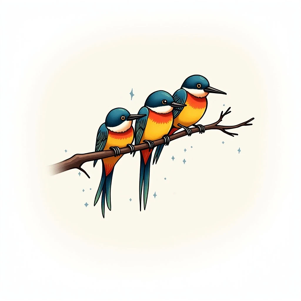 Three Little Birds Tattoo Ideas: Symbolism & Design Inspirations