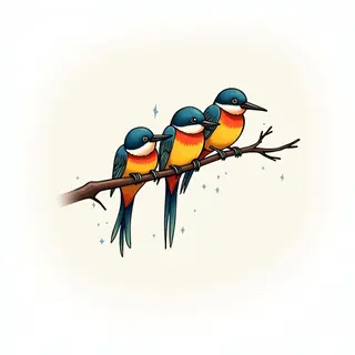 Three Little Birds Tattoo Ideas: Symbolism & Design Inspirations