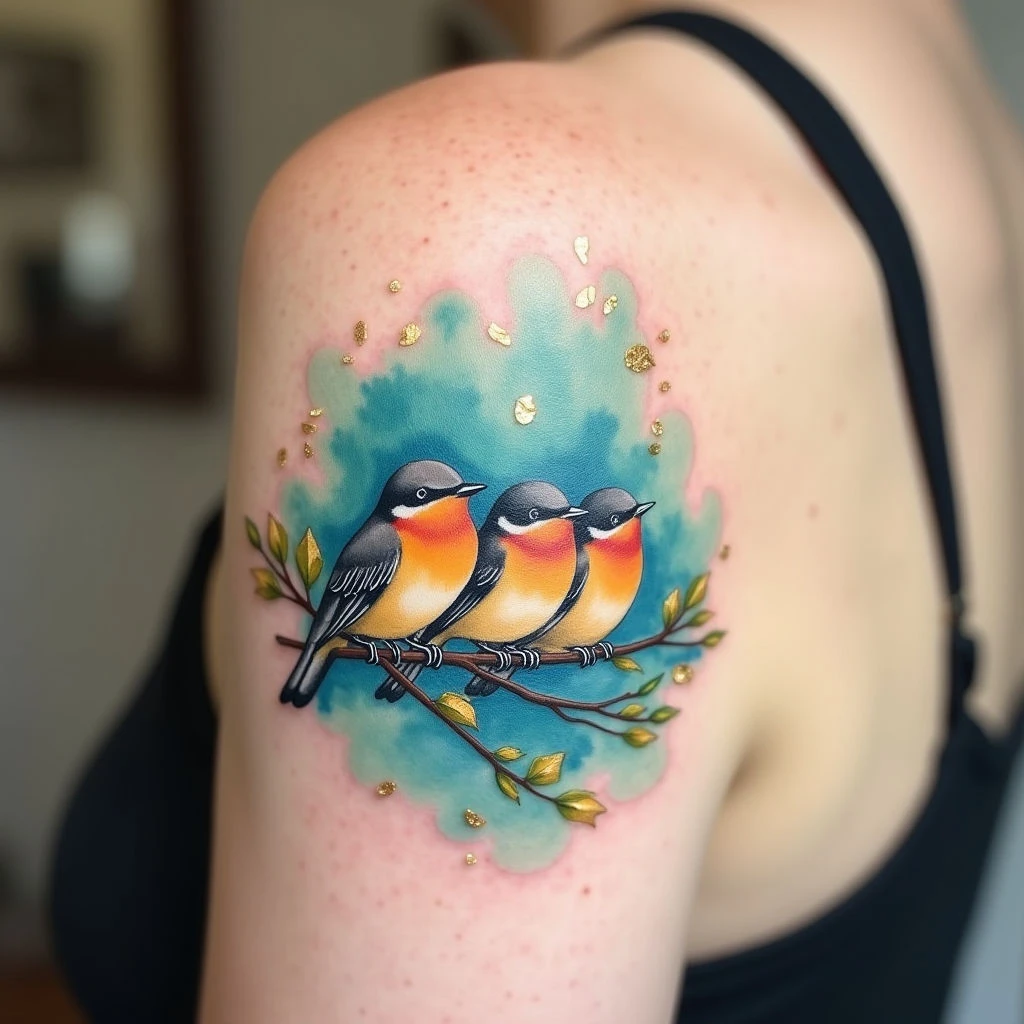 Three Little Birds Tattoo: Meaning & Design Inspiration