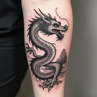 The Enduring Majesty: Traditional Chinese Dragon Tattoos & Their Symbolism