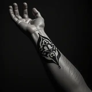 Tribal Behind-Ear Tattoo for Men: A Powerful Statement
