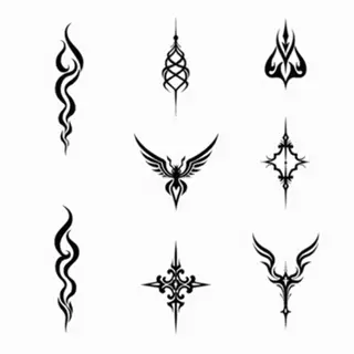 Tribal Tattoo Collection: A Study in Geometric Power