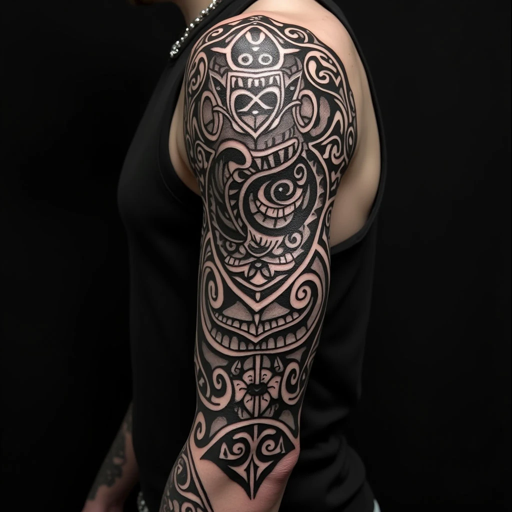 Unleashing the Power: Designing a Tribal Tattoo