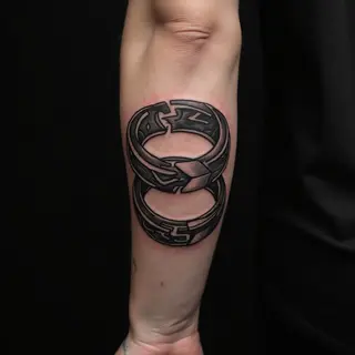 Two Solid Bands Around Arm Tattoo: Meaning, Inspiration & Design Ideas