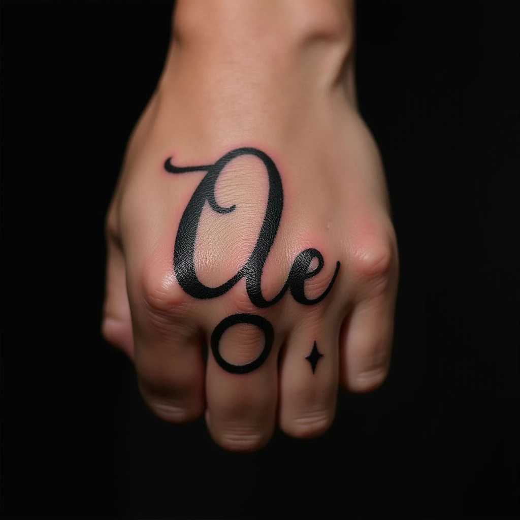 Unique Tattoo Sayings for Men: Finger Lettering Ideas
